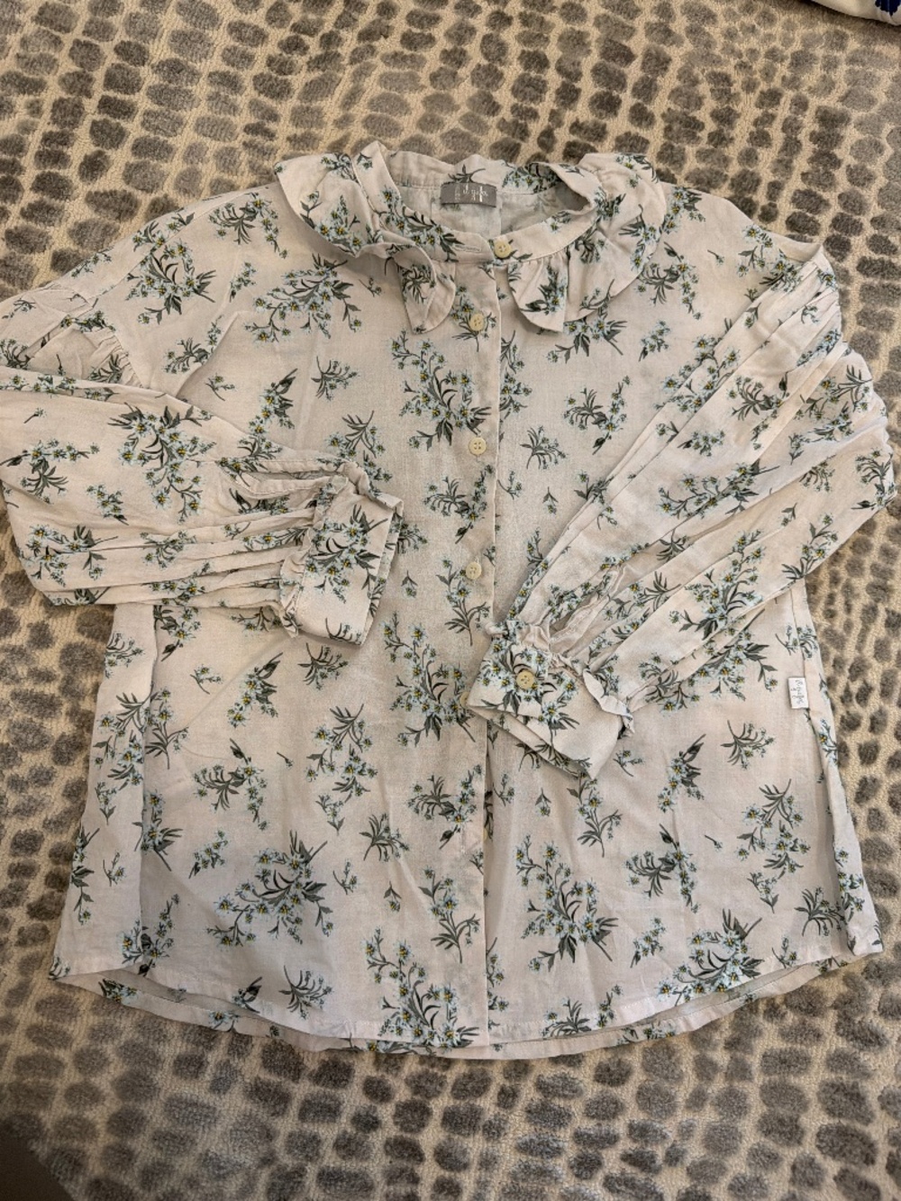 Girls Il Gufo blouse size 6